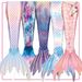 Mother & Kids Children's Mermaid Swimsuit Girl Mermaid Swimsuit Mermaid Princess Costume Mermaid Tail Performance Costume_viptrois.com