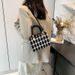 Design Sense Woolen Handbag Diana Bag Women New Fashion Small Shoulder Bag_viptrois.com