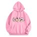 Pure 2024 Men's And Women's Fleece Sweatshirt Christmas Pocket Drawstring Print Hoodie_viptrois.com
