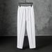 Men's Slim-Fit Chino Pants – Stretch Waist & Straight Leg Dress Pants For Work & Casual (S-3XL, Black/Khaki/White/Charcoal/Coffee)_viptrois.com