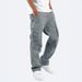 Men's Clothing Summer Overalls Drawstring Multi Pocket Casual Trousers_viptrois.com