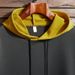Men's Sweater Casual Hooded Loose Fake Two-piece Top_viptrois.com