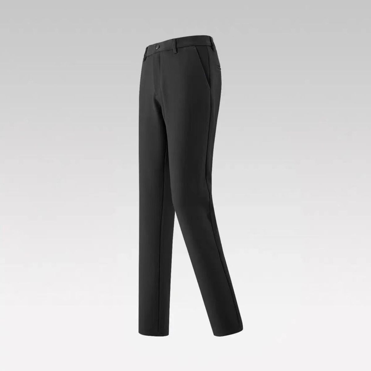 Autumn And Winter Six Dimensional Elastic Business Men's Casual Pants Basic Solid Color Smooth Crisp Simple Straight Leg Protection Men's Pants_viptrois.com