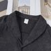 Men's Clothing New Cuban Collar Black Long Sleeved Shirt Men's Summer Thin Casual Jacquard High End Loose Sun Protection Shirt_viptrois.com