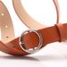 Women's belts are simple and versatile round buckles, new fashion decorative belts for women, students' style jeans belts for women_viptrois.com