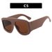 Large Frame Square Sunglasses Sunglasses Fashion Trend Sun Protection Sunglasses High End Fashion Show_viptrois.com