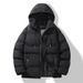 New Men's Thickened Jacket Trendy Autumn And Winter Hooded Short Workwear Bread Down Cotton Coat_viptrois.com