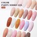 Clou Beaute 20pcs Gel Nail Polish Set Color 15ml White Glass Bottle Nail Art Kit Semi Permanent Gellack Nail Varnish_viptrois.com