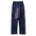 Men's Clothing Navy Blue Two Bar Group Sports Pants Junior High School High School Elementary School Students Two Bar School Uniform Pants_viptrois.com