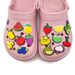 New Lovely Fruit Series Shoes Flower Shoe Buckle Soft Rubber Shoes Accessories I-buckle Ornaments_viptrois.com