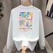 Men's Autumn Long Sleeved Trendy Brand Personalized Cartoon Print Pullover T-shirt Fashionable And Versatile American_viptrois.com