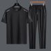 Men's ClothingSports Suit Men's Summer Short Sleeved T Shirt Middle Aged Summer Clothes Ice Clothes Middle Aged And Elderly Clothes_viptrois.com
