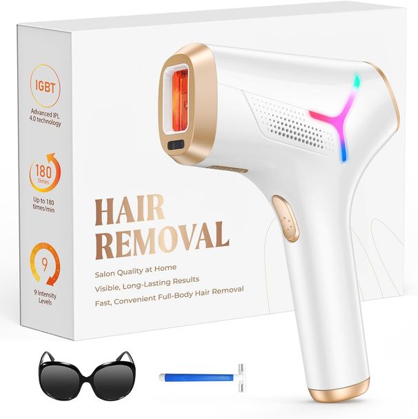 Hairless Devices Laser Women And Men, At Home IGBT Painless IPL Hair Removal Device Faster Results, For Face, Bikini_viptrois.com