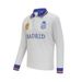 Men's Clothing Long Sleeved Embroidery Contrasting Color Gray Sports And Leisure Polo Shirt_viptrois.com