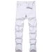 Men's Clothing Black Jeans Men New Elastic Hole Men's Denim Foreign Trade Men's Jeans Trousers_viptrois.com