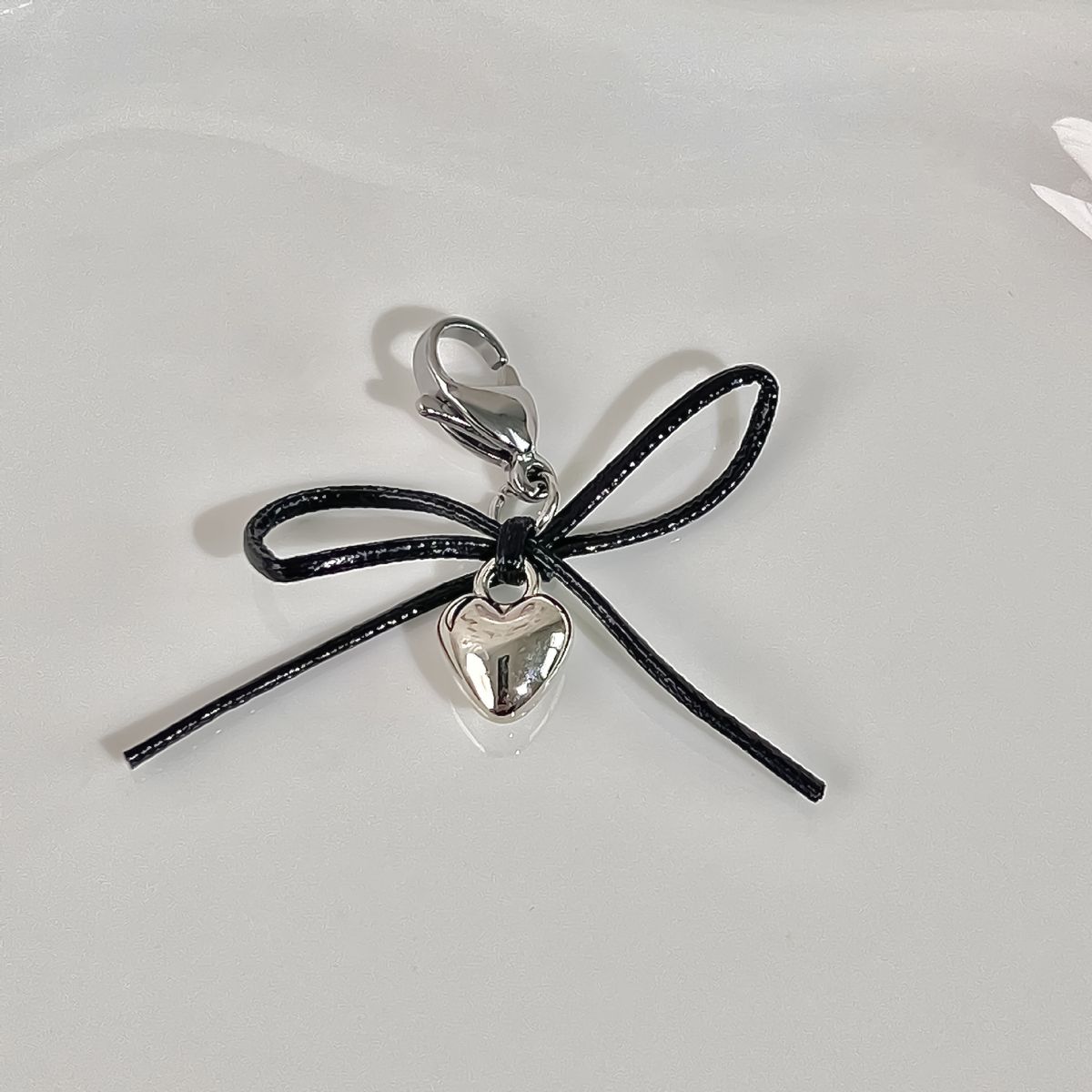 Shoe Buckle Shoe Flower Decoration Sweet Cool Personality Silver Rose Large Bow Handmade Shoe Buckle Accessories_viptrois.com