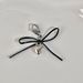 Shoe Buckle Shoe Flower Decoration Sweet Cool Personality Silver Rose Large Bow Handmade Shoe Buckle Accessories_viptrois.com