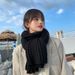 Ins Harajuku Wind Knitted Women's Winter Korean Edition Cute and Versatile Warm Student Solid Color Scarf_viptrois.com