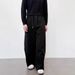 Retro Style Men's Casual Pants - Loose Fit Drop Crotch Joggers With Vintage Cargo Design For Spring & Autumn_viptrois.com