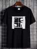 Alien In Window T Shirt Weird Ufo Area 51 Roswell UAPs Tee Cryptid Cryptozoology Streetwear Comfortable Homme Breathable Graphic Soft Casual_viptrois.com