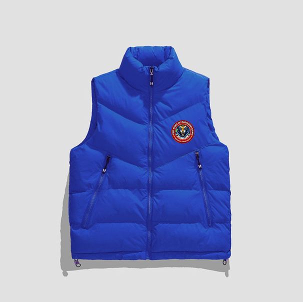25 Winter Cross Border Men's Vest Jacket Korean Style Trend Waistcoat Sleeveless Thickening Warm Couple Stand Collar Cotton Vest_viptrois.com