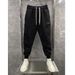 Men's Winter Thermal Jogger Pants – Streetwear Slim-Fit Tapered Sweatpants With Stretch & Wrinkle-Free Polyester_viptrois.com