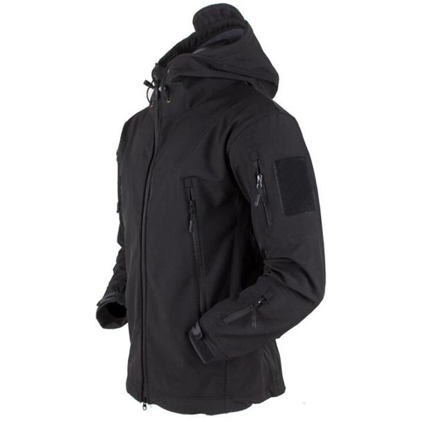 Tactical Jacket Men Outwear Soft Shell Jackets Techwear Windproof Waterproof Breathable Fleece Thermal Hiking Hunt Hooded Coats_viptrois.com