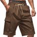Men's Clothing Summer Shorts Men's Loose Workwear Multi Pocket Shorts Trendy Casual Sports Corduroy Shorts Men_viptrois.com