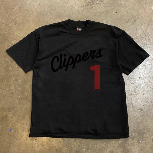 Men's Heavyweight Pure Cotton Oversized T-Shirt Retro Harden Print Loose Short-Sleeved Top for Y2_viptrois.com