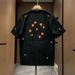 Men's Clothing Men's Casual T-Shirt Style Summer Trendy Fashion Lucky Tie Dye Leaf Embroidery Short Sleeve For Formal & Casual_viptrois.com