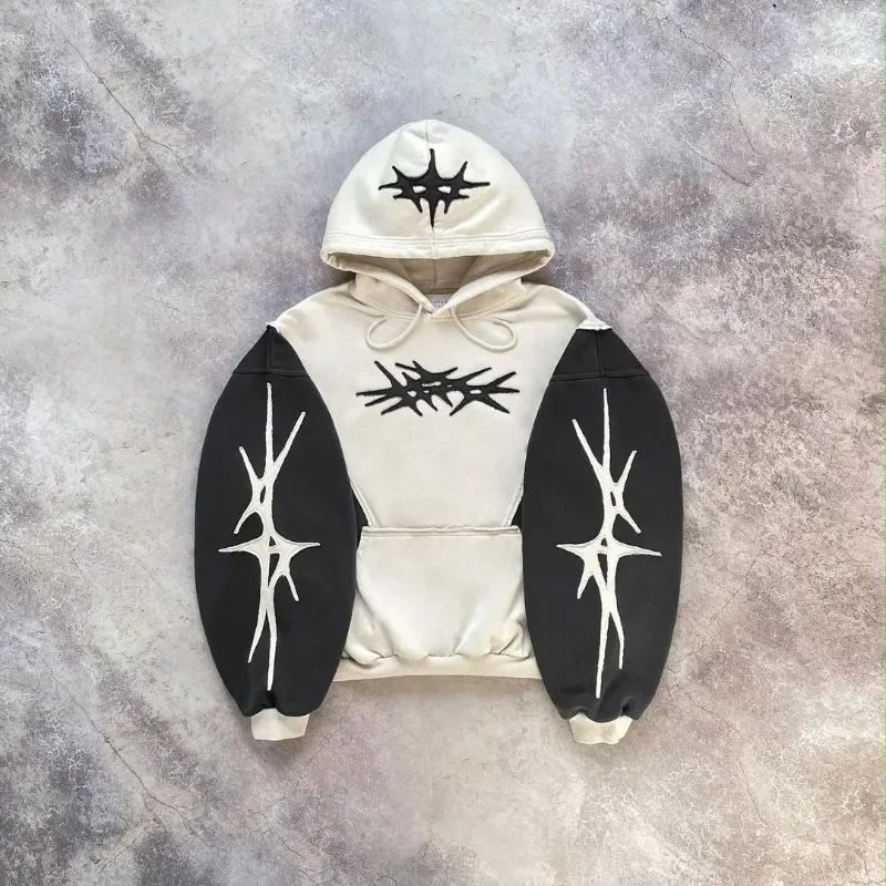 Men's Clothing Fashion Autumn Women's Hoodies Embroidered Pullover Hoodies Printed Long Sleeve Women's Pullover Tops_viptrois.com
