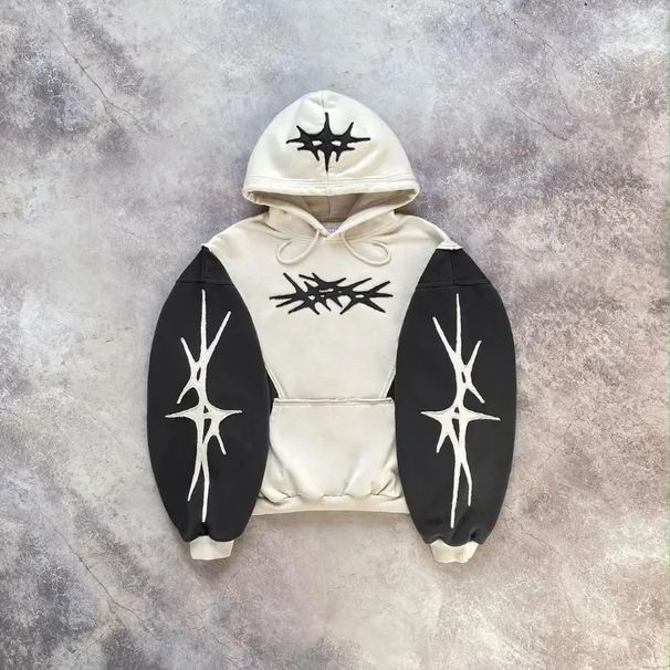 Men's Clothing Fashion Autumn Women's Hoodies Embroidered Pullover Hoodies Printed Long Sleeve Women's Pullover Tops_viptrois.com