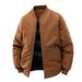 Men's Clothing Customized Thickened Cotton Coat For Men Winter Baseball Collar Solid Color Loose Cotton Coat Couple Style Warm Cotton Coat_viptrois.com