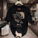 Men's Clothing Cotton Short Sleeved Fashion Printing Loose T Shirt_viptrois.com