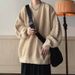Artistic Jacquard Long Sleeve Sweater Versatile Fashion Knitted Sweater New Line Thread Clothes_viptrois.com