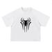 Spider Fitness Square Short Sleeve Men's Bottom Shirt Sweat Absorbing Loose Large Size Bottom Shirt Casual Boxy Fit Foreign Trade_viptrois.com