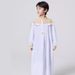Men's Clothing Middle East Dubai Turkish Boy Robe Door Tube Stitching Stand Collar Button Robe Thobe_viptrois.com