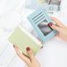 Wallet Card Cases Card Holder Women Zipper Coin Purse PU Leather Stitching Contrast Color ID Card Small Fresh Wallet_viptrois.com