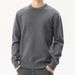 Men's Relaxed Fit Round Neck Sweater – Soft Knit Pullover For Autumn & Winter, Lazy Style Casual Top_viptrois.com