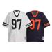 Men's Clothing Retro Mesh Sports Short Sleeved T Shirt For Men And Women In Summer Breathable And Quick Drying Trendy High Street Loose Jersey Tops_viptrois.com