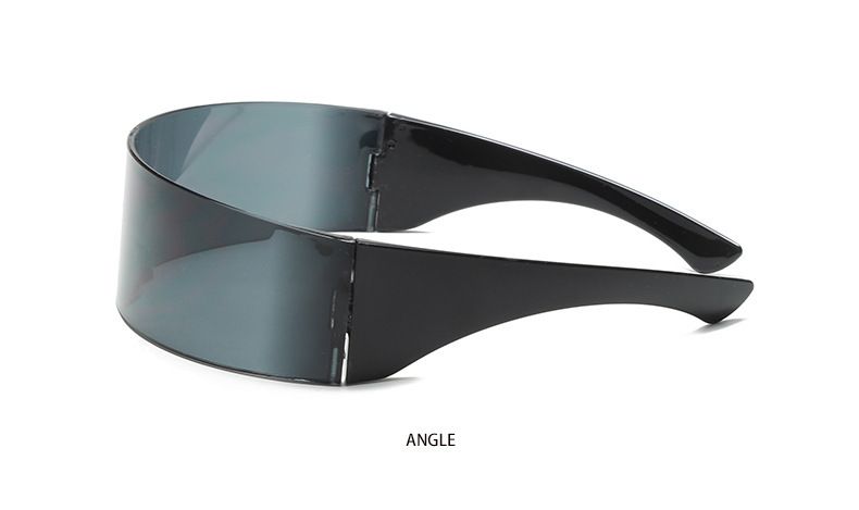 Parent Child Sunglasses Integrated Ring Design Punk Style Sports Glasses Windproof And Dustproof Sunglasses_viptrois.com