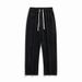 Men's Clothing Spring And Autumn Corduroy Men's Sweatpants Drape Casual Pants Printed Checkerboard Men's Straight Pants All Match Loose Style_viptrois.com