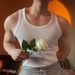Men's Clothing Heavy Cotton Vestmen's Casual Vest Men's Versatile American Elastic Vest For Muscle Men_viptrois.com