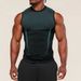 Men's Quick-Dry Workout Tank Top - Breathable & Stretchy Gym Vest With Print, Muscle Fit Sleeveless Shirt For Running & Training (S-XXL)_viptrois.com