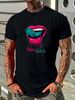 falling In Reverse Lips T Shirt Casual Designer Clothes Comfortable Graphic Fashion Breathable Versatile Homme Top For Everyday Wear Unisex_viptrois.com