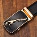 Men's Automatic Buckle Belt Genuine Two Layer Cowhide Automatic Buckle High End Men's Trouser Belt Business_viptrois.com
