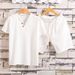 Men's Clothing Short Sleeved Shorts Suit Cotton And Linen Solid Color T Shirt Two Piece Suit_viptrois.com