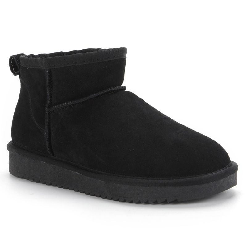 New Mini Low-Cut Suede Cowhide Snow For Women Winter Short Boots 2025 Fleece-Lined Non-Slip Student Cotton Shoes_viptrois.com