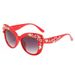 Fashionable Personality Party Sunglasses Cross Border High Value Comfortable Retro Sunglasses European And American Trendy Cat Eye Glasses_viptrois.com