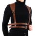Conghui New Style Personality PU Punk Gothic Double-Breasted Shoulder Strap Body Shaping Waist Belt For Women_viptrois.com